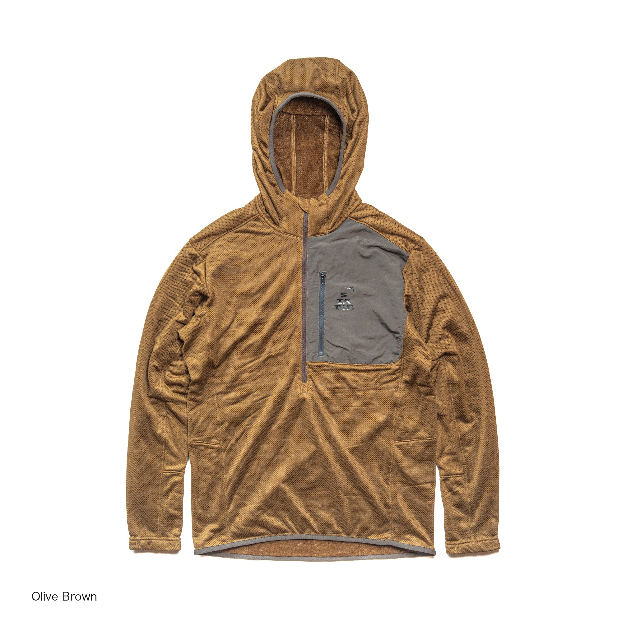 STATIC / ADRIFT HALF ZIP HOODY | STATICBLOOM ONLINE STORE