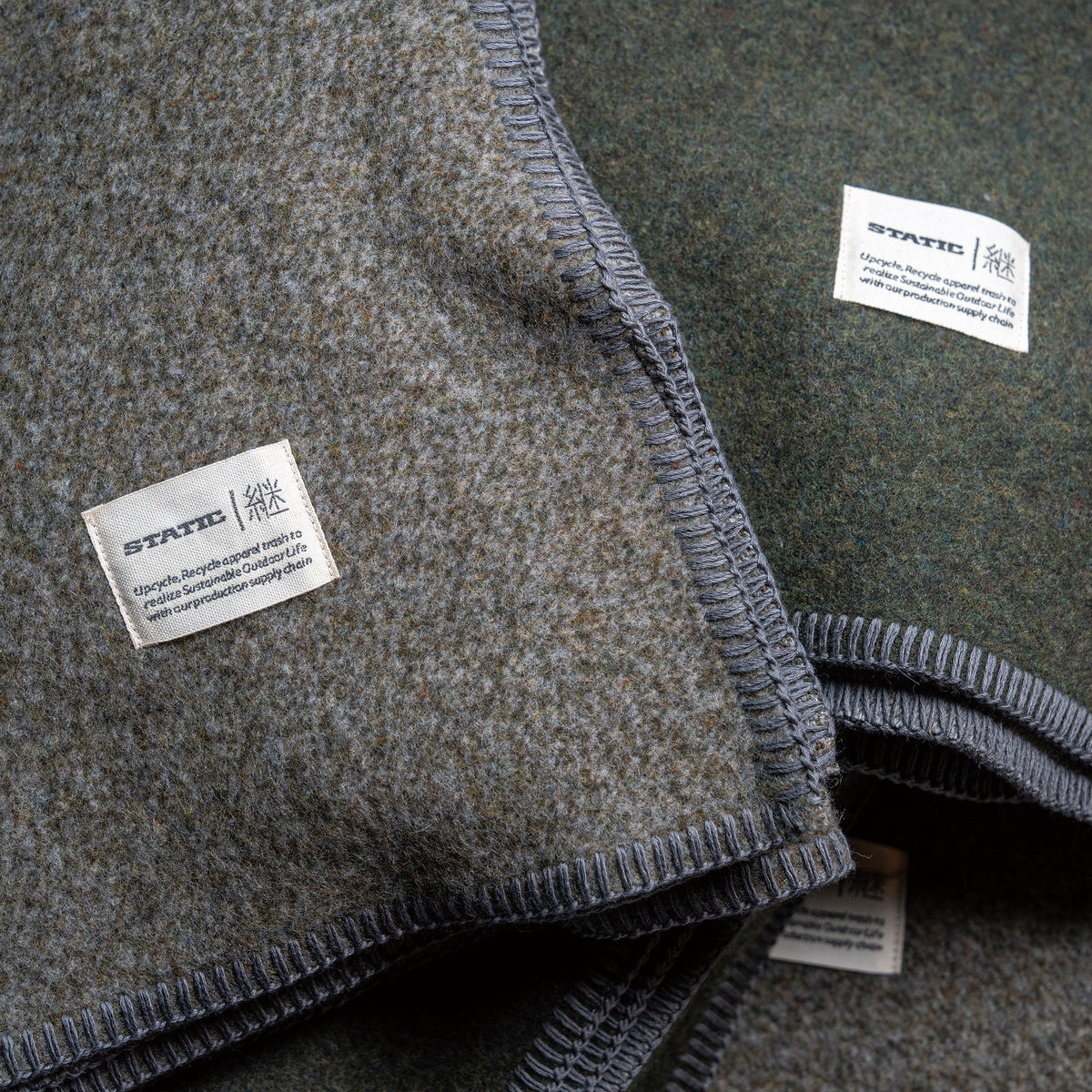 STATIC | 継 / RE:WOOL BLANKET - STATICBLOOM ONLINE STORE
