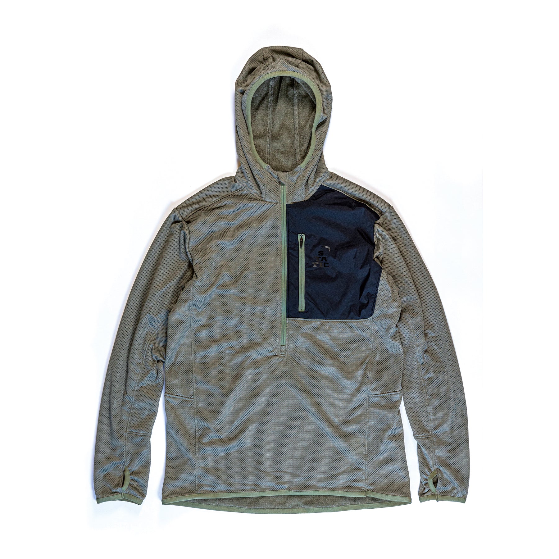 スタティック STATIC ADRIFT HALF ZIP HOODY - 登山用品